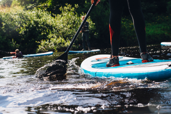 Active Travel | Paddleboarding on river | we can move