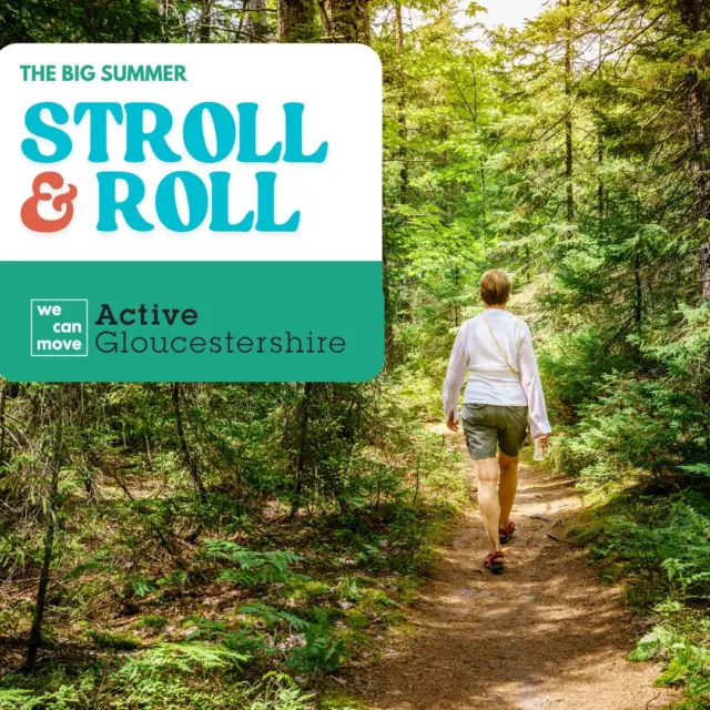 🌞 The Big Summer Stroll & Roll is here!

Gloucestershire is bursting with beautiful parks, peaceful countryside paths, and vibrant town trails and The Big Summer Stroll & Roll is your invitation to get out there and enjoy it, your way!👋

Whether you’re walking, wheeling, rolling, or rambling, this inclusive campaign is all about helping people of all ages and abilities discover the joy of being active outdoors. From city streets to rural retreats, we’re shining a spotlight on the best accessible routes across the county – with ideas to make every outing fun, easy, and inspiring😀

Over the summer, we’ll be sharing themed guides, route maps, and creative ways to explore. You’ll find family-friendly ideas like geocaching and nature spotting, wellbeing moments like mindful walking, and helpful information on how to get started – from what to wear to how to reach the route🌟

So whether you’re taking your first gentle stroll or planning a weekend wheel through the countryside, this campaign is for you.

Find a route and join in 👉 https://wecanmove.net/get-active/join-a-campaign/stroll-and-roll/

#ActiveGloucestershire #WeCanMove #SummerStroll #TheBigSummerStroll&Roll